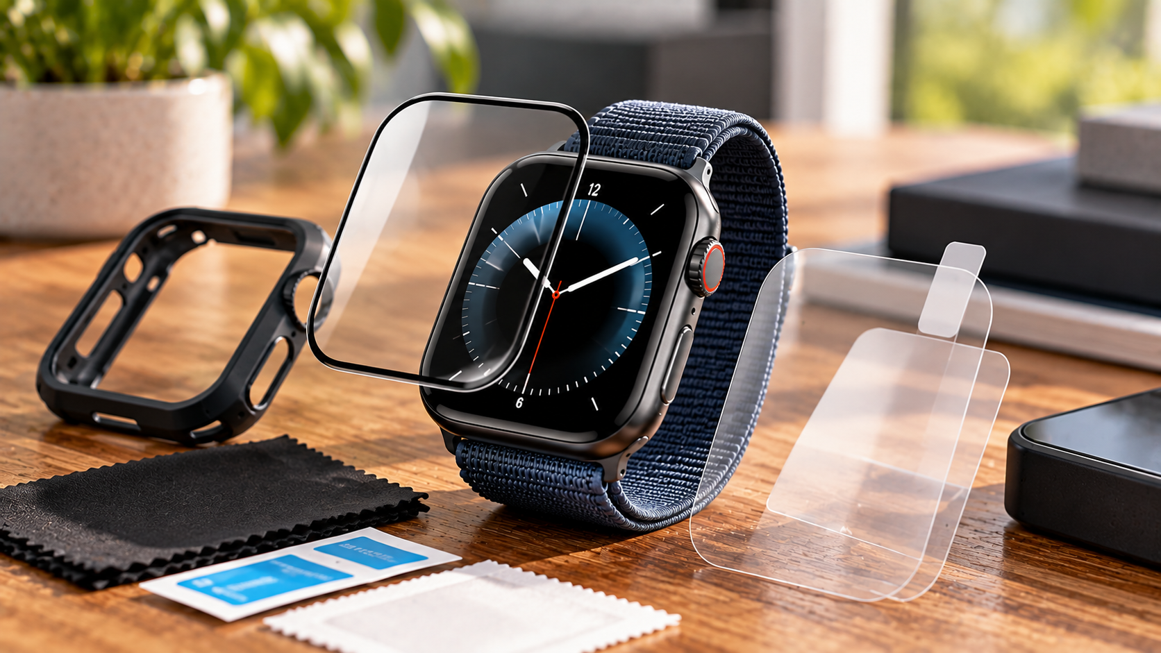 Tvrzená skla a fólie pro Apple Watch Series 12 (46mm): jak chránit displej každý den
